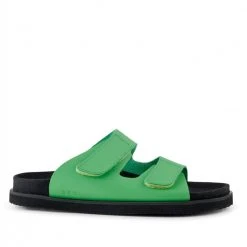 Shoe The Bear Fern Velcro Slider In Green