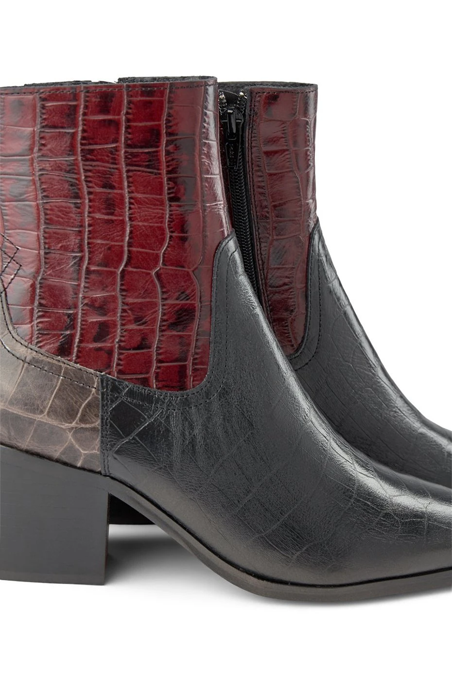 Shoe The Bear Black Mix Georgia Croc Boot 4 Shoe The Bear Black Mix Georgia Croc Boot