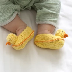 Albetta Crochet Baby Duck Booties
