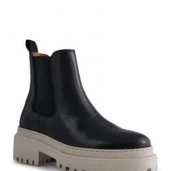 Shoe The Bear Iona Chelsea Boot Black/Beige