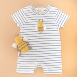 Albetta Crochet Bee Romper