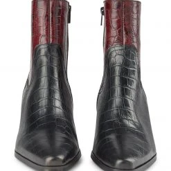 Shoe The Bear Black Mix Georgia Croc Boot 7 Shoe The Bear Black Mix Georgia Croc Boot