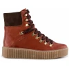 Shoe The Bear Agda Red Brown Hiking Boot