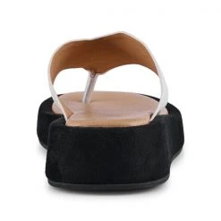 Shoe The Bear Astrid Thong Sandal - White Croc