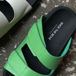 Shoe The Bear Fern Leather Sandals - Green