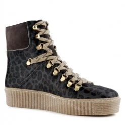 Shoe The Bear Agda Suede High Top Boots In Leopard 9 Shoe The Bear Agda Suede High Top Boots In Leopard