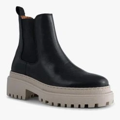 Shoe The Bear Iona Chelsea Boots Black Beige