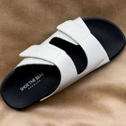 Shoe The Bear Fern Velcro Off White Sandals