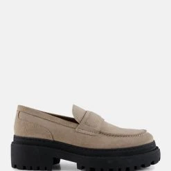 Shoe The Bear Iona Saddle Loafer Taupe