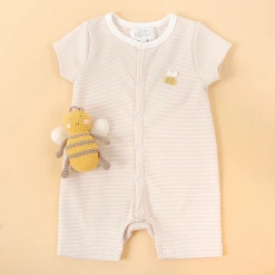 Albetta Crochet Mini Bee Romper