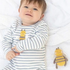 Albetta Crochet Bee Babygrow