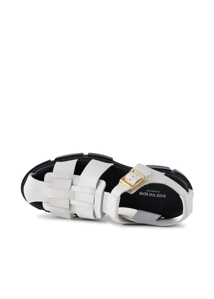 Shoe The Bear Alva Fisherman Sandals - White 6 Shoe The Bear Alva Fisherman Sandals - White