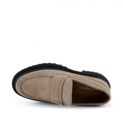 Shoe The Bear Iona Saddle Loafer - Taupe Suede 11 Shoe The Bear Iona Saddle Loafer - Taupe Suede