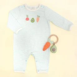 Albetta Crochet Three Veggies Babygro