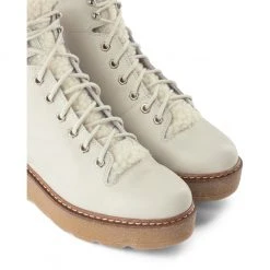 Shoe The Bear Bex Leather Boot In White