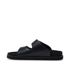 Shoe The Bear Fern Velcro Leather Sandal Black