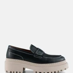 Shoe The Bear Iona Saddle Loafer Black Smooth 11 Shoe The Bear Iona Saddle Loafer Black Smooth