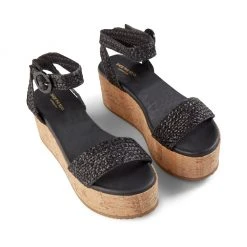 Shoe The Bear Begonia Ankle Sandals in Black