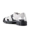 Shoe The Bear Alva Fisherman Leather Sandal White