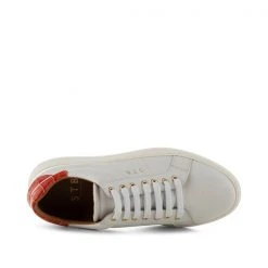 Shoe The Bear Valda Lace Trainer - White / Red