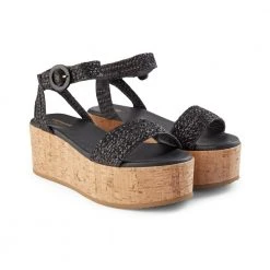 Shoe The Bear Begonia Ankle Sandals in Black