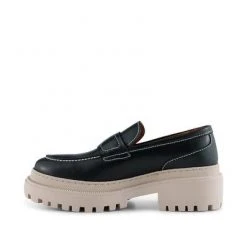 Shoe The Bear Iona Saddle Loafer Black Smooth 10 Shoe The Bear Iona Saddle Loafer Black Smooth