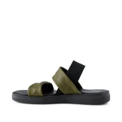 Shoe The Bear Brenna Sling Back Leather Sandal - Moss Green