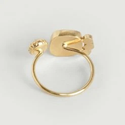 Medecine Douce Golden Quartz Medium Ring