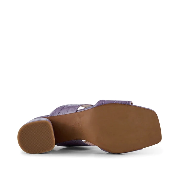 Shoe The Bear Runa Leather Mule - Lavender Croco 9 Shoe The Bear Runa Leather Mule - Lavender Croco