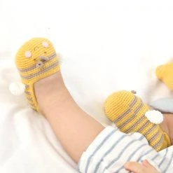 Albetta Crochet Baby Bee Booties