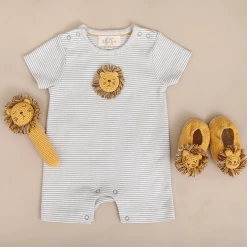 Albetta Crochet Leo Lion Romper