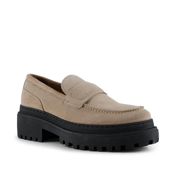 Shoe The Bear Iona Saddle Loafer - Taupe Suede 3 Shoe The Bear Iona Saddle Loafer - Taupe Suede
