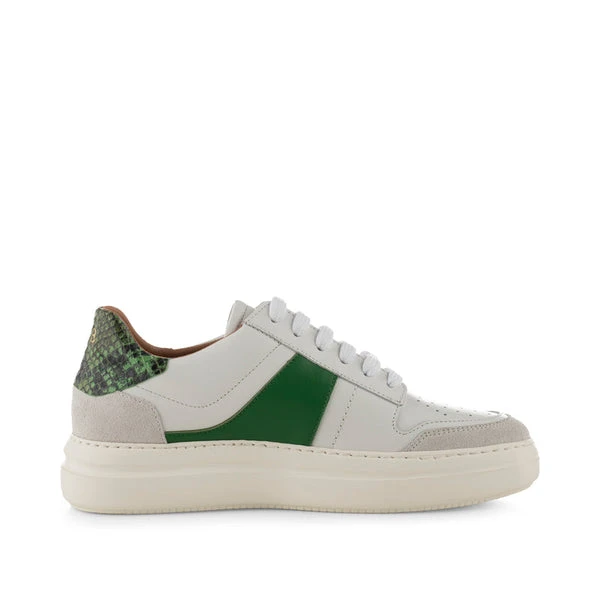 Shoe The Bear Valda Sneaker Suede Leather - White/green Multi 4 Shoe The Bear Valda Sneaker Suede Leather - White/green Multi