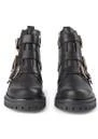 Shoe The Bear Franka Strappy Boots in Black Leather