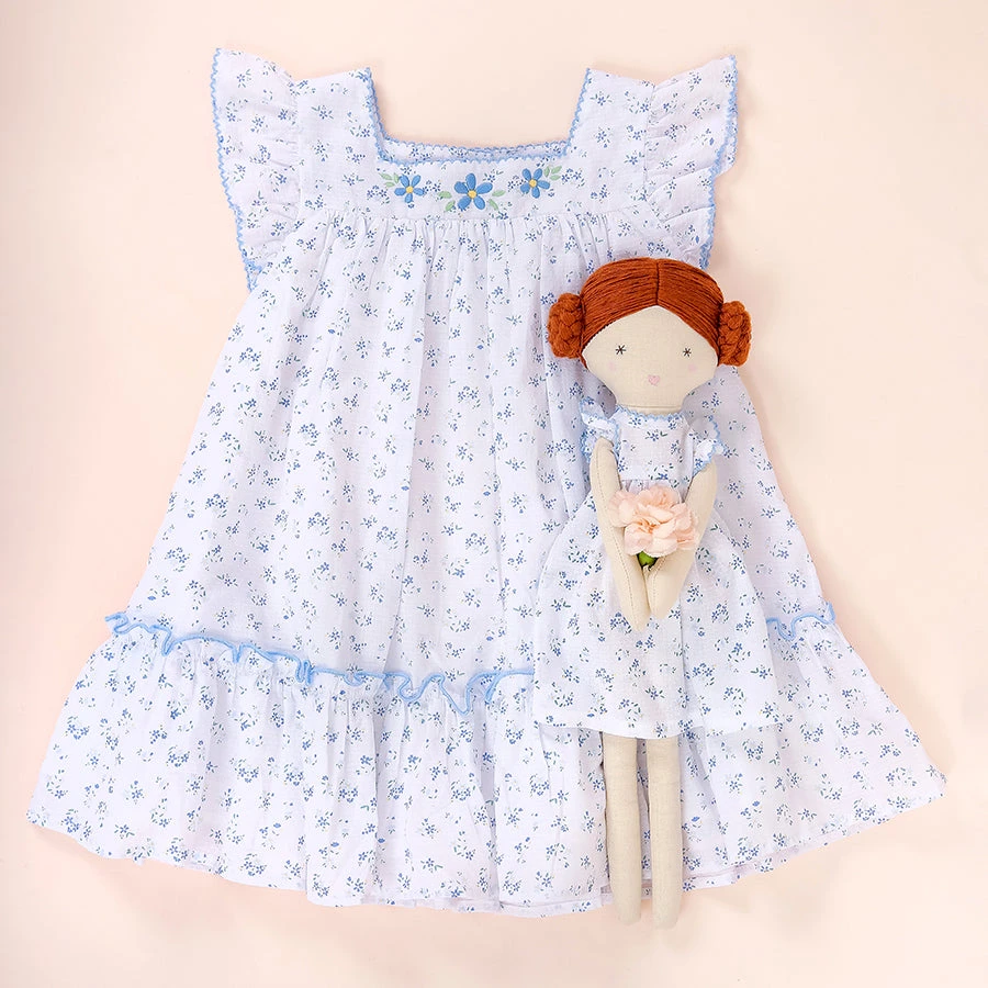 Albetta Ellie Blue Ditsy Daywear Doll 4 Albetta Ellie Blue Ditsy Daywear Doll