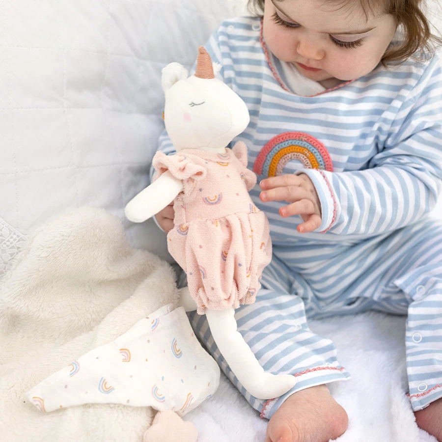 Albetta Peluche Unicorno Con Set Notte 4 Albetta Peluche Unicorno Con Set Notte