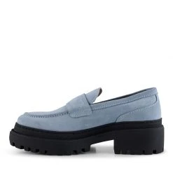 Shoe The Bear Baby Blue Iona Saddle Loafers