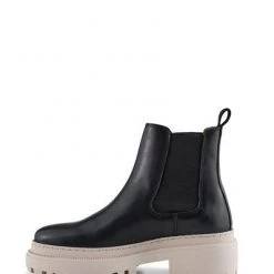 Shoe The Bear Iona Chelsea Boot Black/Beige