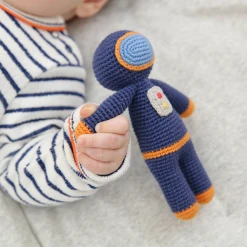 Albetta Crochet Astronaut Rattle Toy