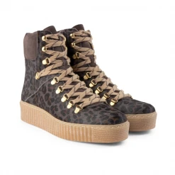 Shoe The Bear Agda Grey Leopard Boots