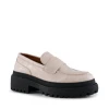 Shoe The Bear Iona Saddle Loafer White Croc 1 Shoe The Bear Iona Saddle Loafer White Croc