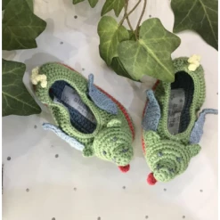 Albetta Crochet Welsh Dragon Bootees