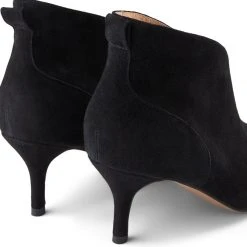 Shoe The Bear Black Suede Valentine Low Cut Boot