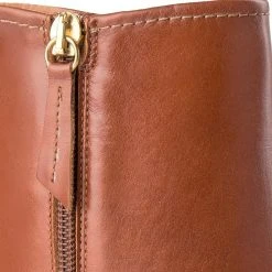 Shoe The Bear Tan Leather Agata Ankle Boot