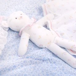 Albetta Ditsy Pointelle Ruffle Teddy Toy