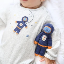 Albetta Crochet Astronaut Rattle Toy