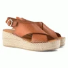 Shoe The Bear Orchid Tan Wedge Sandal