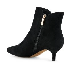 Shoe The Bear Saga Zip Boot In Black Suede