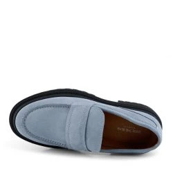 Shoe The Bear Baby Blue Iona Saddle Loafers