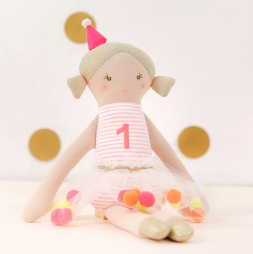 Albetta 1st Year Birthday Jersey Doll